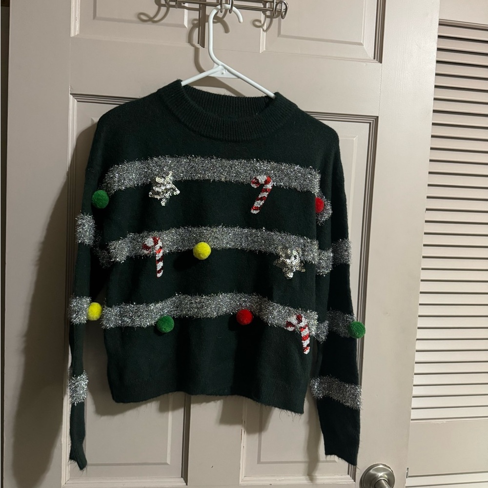 Womens ASOS Design Petite Ugly Christmas Sweater Size 2P